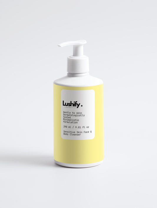 Sensitive Skin Face & Body Cleanser - Lushify 